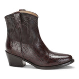Saint Ottavia Brown Patent Leather Ankle Boots