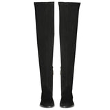 Saint Oriana Black Strech Suede above the knee boots