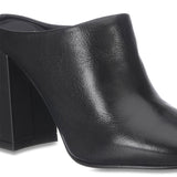 Saint Augustus Black Leather Mules