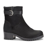 Saint Graziana Black Pony Hair Leather Ankle Boots