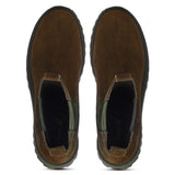 Saint Paolina Bosco Green Suede Leather Boots