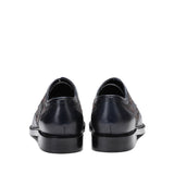 Saint Faustin Navy Leather Lace Up Brogue