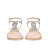 Saint Ottavia Metallic Leather Sandals
