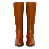Saint Trinity Tan Leather Knee high Boots