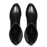 Saint Rachele Black Leather Knee High Boots