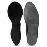 Saint Oriana Black Strech Suede above the knee boots