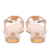 Saint Ottavia Metallic Leather Sandals