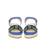 Saint G Blue Leather Flats - SaintG