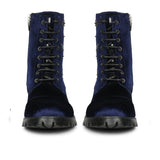 Saint Moira Blue Suede Leather Ankle Boot