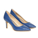 Saint Melissa Blue Patent Leather Pumps