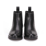 Saint Nora Black Leather Ankle Boot