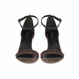 Saint Cera Brown Leather Heels