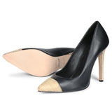 Saint Monica Black Leather Pumps
