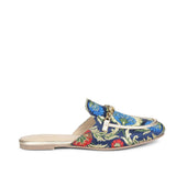 Saint Manon Navy Handcrafted Leather Mules