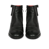 Saint Black Leather Ankle Boot