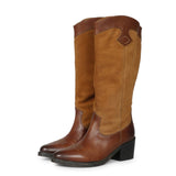 Saint Geox Women Brown Leather Long Boot