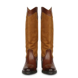 Saint Geox Women Brown Leather Long Boot