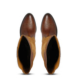 Saint Geox Women Brown Leather Long Boot