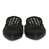 Saint Messy Woven Leather Flats Muels. - SaintG