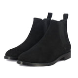 Saint Grimaldi Black Suede Chelsea Boot