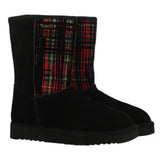 Saint Sienna Multi Color Italian Fabric Snug Boots