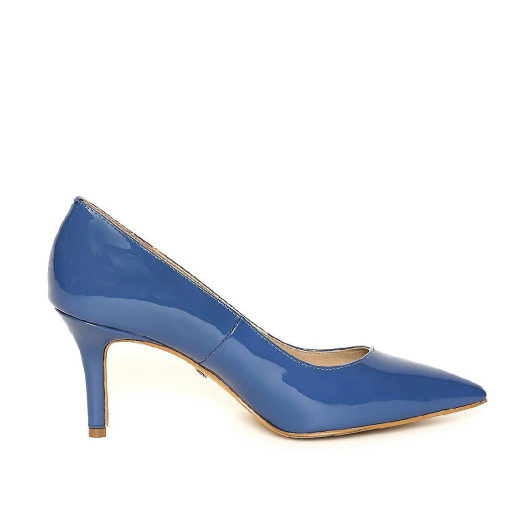 Saint Melissa Blue Patent Leather Pumps