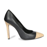 Saint Monica Black Leather Pumps