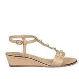 Saint Perlia Beige Wedges.