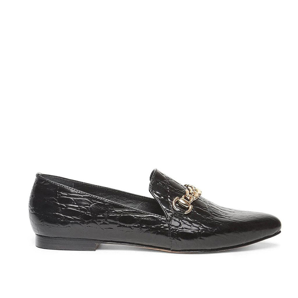 Saint Osyth  Black Color Leather Shoes