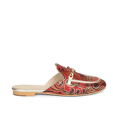 Saint Manon Maroon Handcrafted Leather Mules