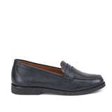 Saint Alena Dark Navy Leather Shoes
